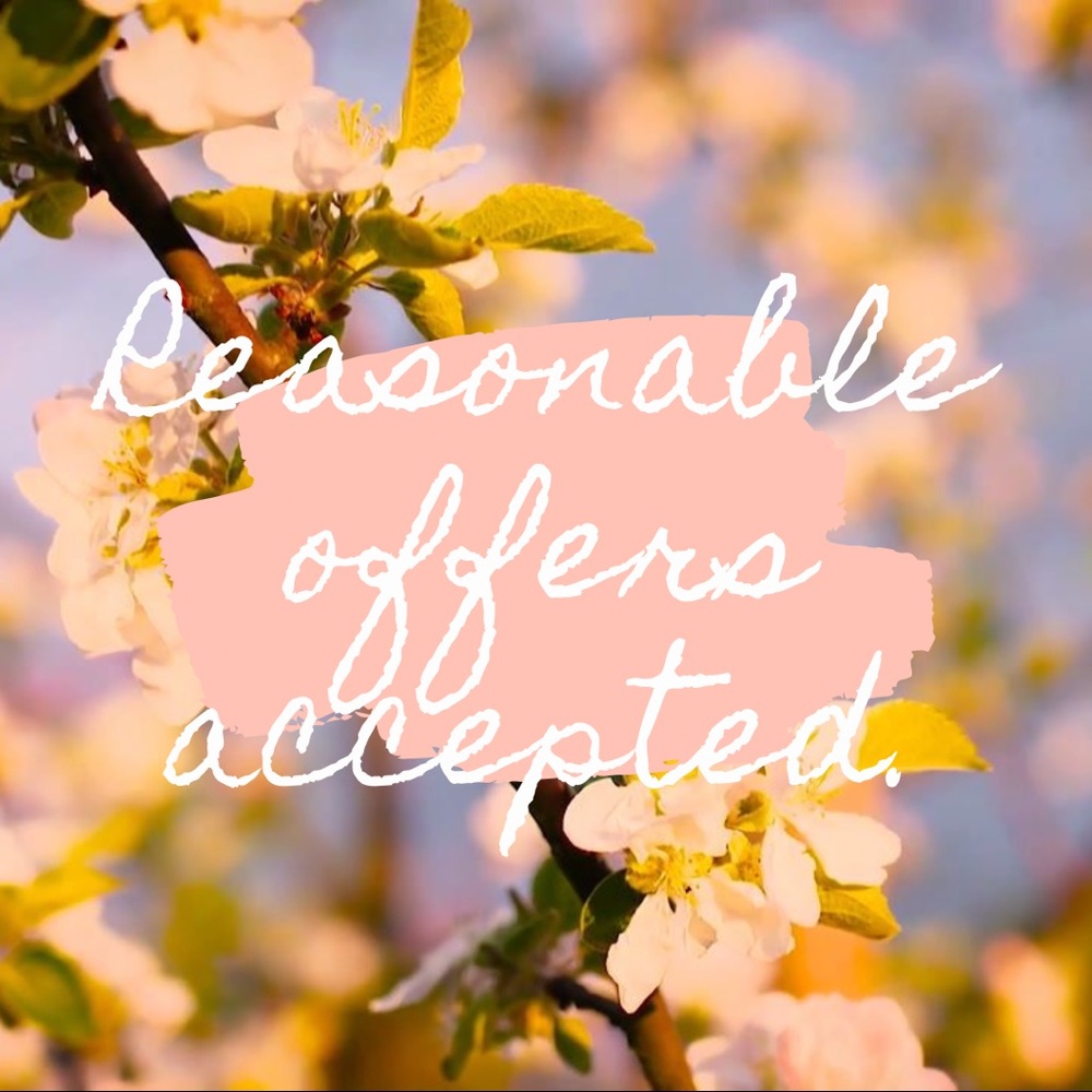 Reasonable Offers Accepted